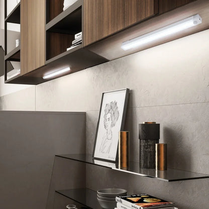 LED Motion Sensor Night Light 19.7 in (50 cm) – USB-C Rechargeable Wireless Cabinet, Wardrobe & Staircase Backlight