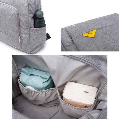 Waterproof Multi-Functional Diaper Backpack – Large Nursing & Changing Baby Bag