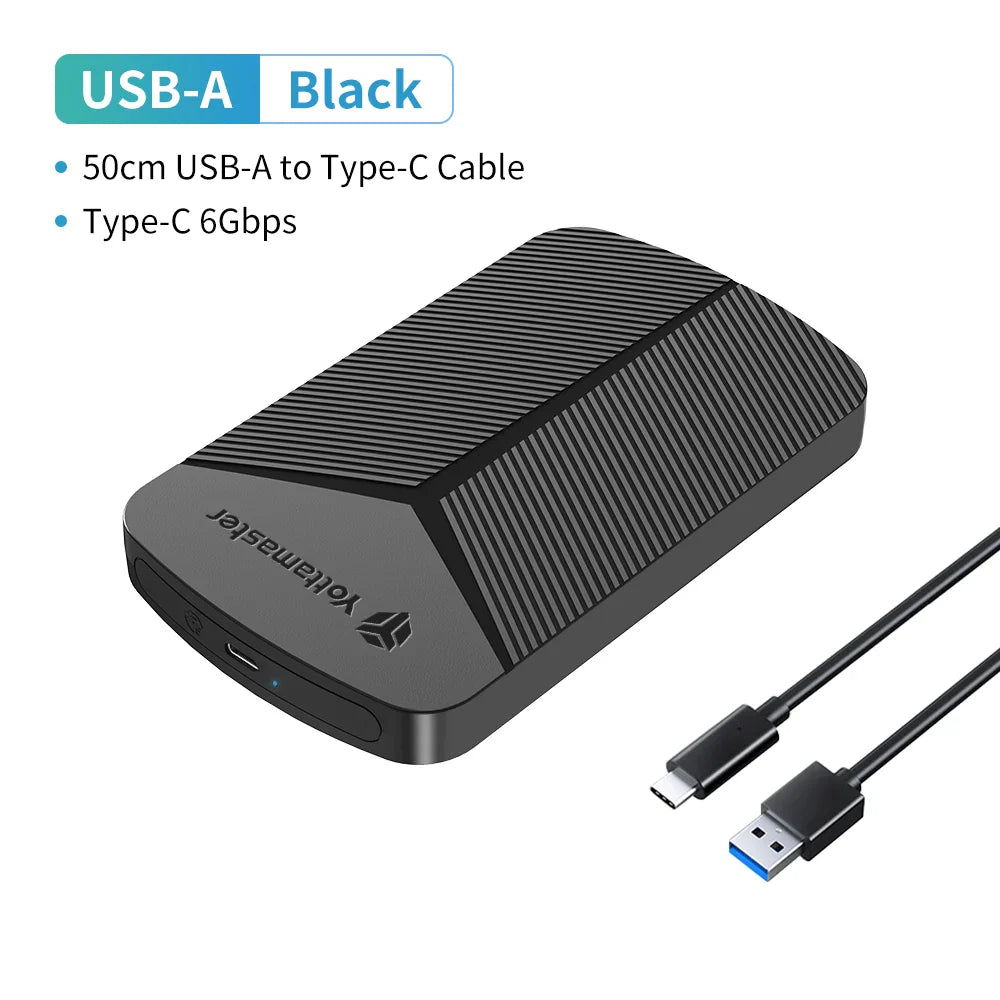 2.5-Inch SATA HDD/SSD Enclosure USB 3.0 UASP 6Gbps — Windows, Mac, Linux