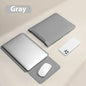 Waterproof PU Laptop Sleeve 11–16 Inch with Convertible Mouse Pad