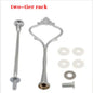 1/2/3 Tiers Zinc Alloy Crown Cake Stand Pillar Without Plate Desserts Fruits Cookie Rack Handle Wedding Party Accessories
