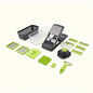 16-in-1 Mandoline Slicer & Vegetable Chopper — Adjustable Stainless Steel Blades, Grater & Shredder
