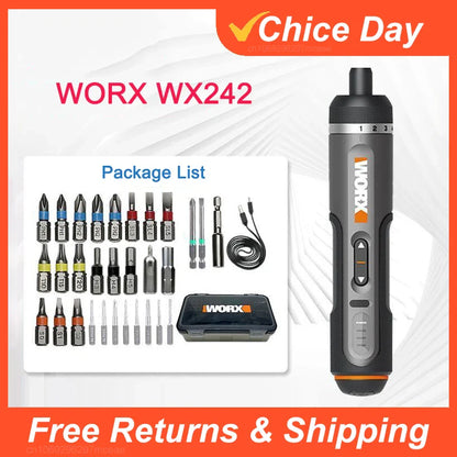 4V Mini Cordless Electric Screwdriver Set USB Rechargeable 30-Bit Precision Kit