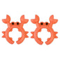 Silicone Crab Spatula Holder Pot Clip — Heat-Resistant Spoon Rest & Overflow Guard (1/2/4/6-Pack)