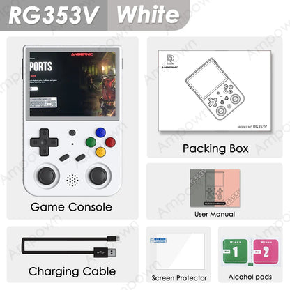 Handheld Retro Game Console 3.5-inch (8.9 cm) IPS Screen HDMI Output Android & Linux Built-in Emulators 10,000+ Games
