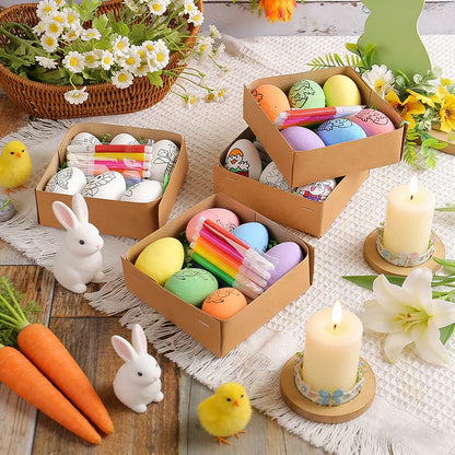 2026 DIY Hand-Painted Easter Eggs, Easter Home Décor, Creative Easter Gift for Easter Party