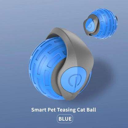 Interactive Automatic Rolling Ball Cat Toy — Battery-Powered Self-Playing Teaser for Kittens & Cats