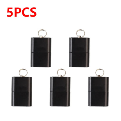 Mini Aluminum USB 2.0 Micro SD / TF Card Reader - High-Speed 480 Mbps, Plug & Play
