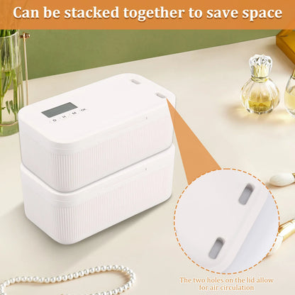 2.8L Timer Lock Box | Electronic Lockable Storage Box with Combination Lock & Digital Timer for Phone, Medication & Focus
