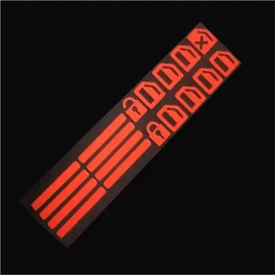 Glow-In-The-Dark Car Window Button Stickers - Luminous Switch Decals for Interior Night Visibility