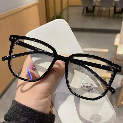 Blue Light Blocking Glasses - Lightweight Anti-Fatigue Unisex Square Frame for Office, Studying & Gaming