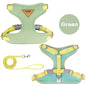 Breathable No-Pull Puppy Harness and Leash Set for Small & Medium Dogs and Cats, Ideal for French Bulldog Chihuahua Poodle