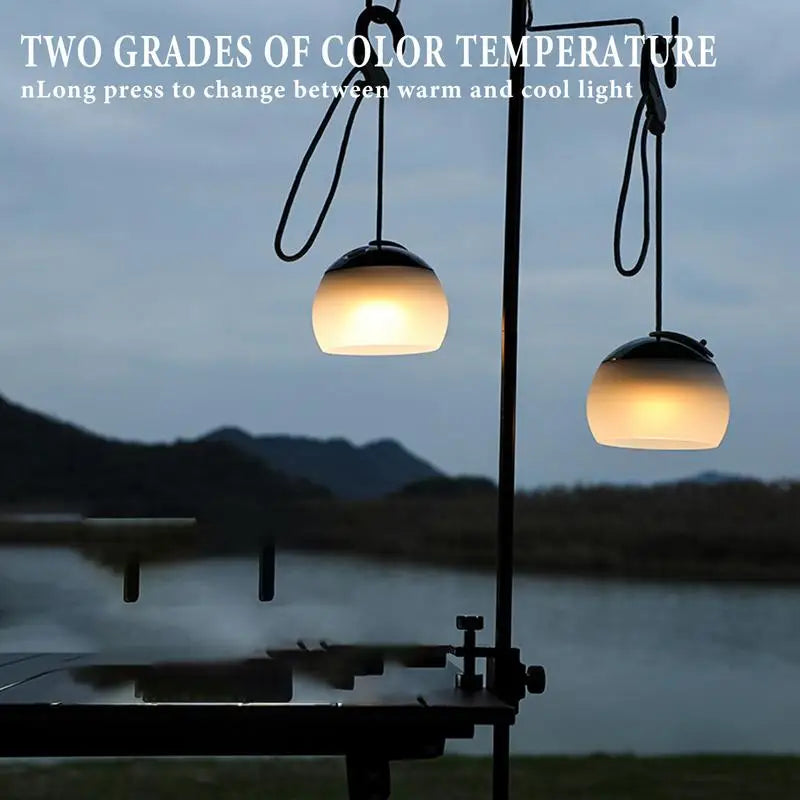 Camping Light with Hook 4 Mode Adjustable LED Tent Light Portable