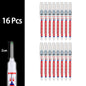 Waterproof Long-Head Deep-Hole Marker Pens 20mm Tip — Permanent Oil Ink for Metal, Wood & Carpentry (Black, Blue, Red, Green)