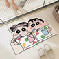 Quick-Dry Anime Shower Mat - Soft Absorbent Cartoon Bath Rug for Bathroom and Home Gift