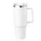 40oz Vacuum Insulated Tumbler with Handle & Straw Lid | Stainless Steel Travel Bottle