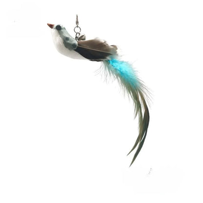 Interactive Feather Cat Toy – Feather Teaser for Cat Play & Exercise
