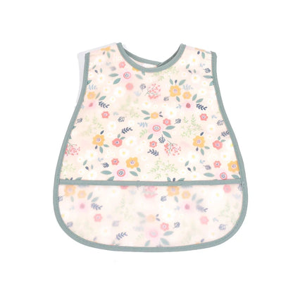 2023new Cartoon Pattern EVA Waterproof Pocket Lunch Feeding Bibs