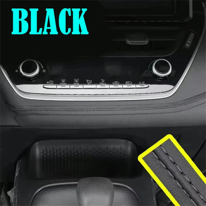 PU Leather Car Trim Braid — Self-Adhesive Decorative Strip for Dashboard & Door, Universal Interior Moulding