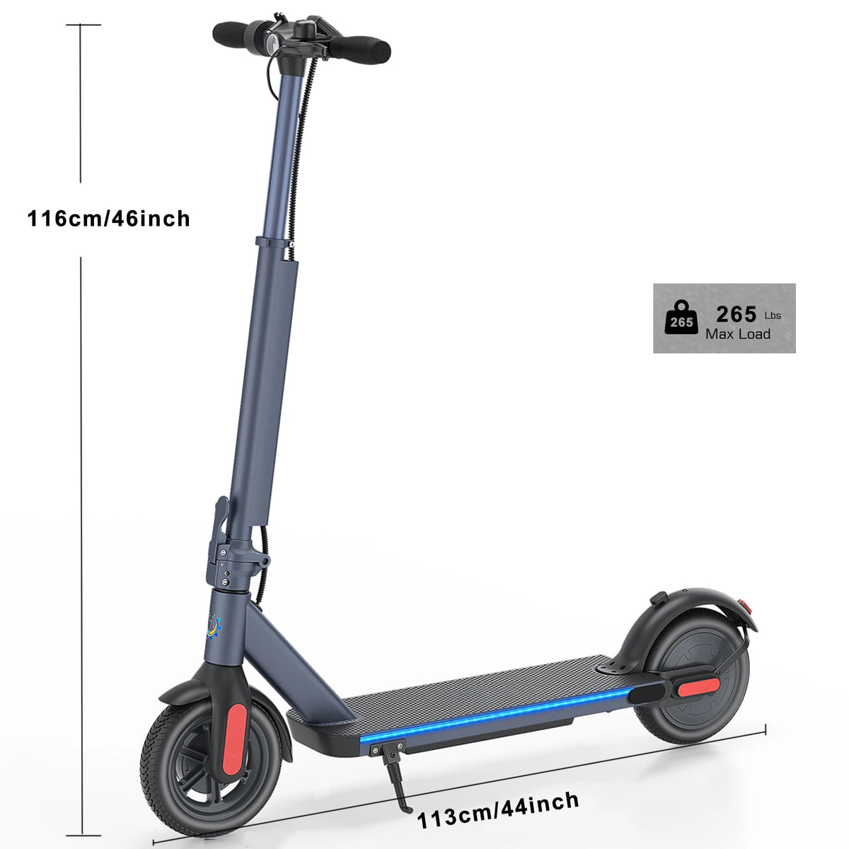 CAROMA Folding Electric Scooter - 36V, 3 Speed Modes