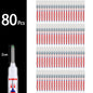 Waterproof Long-Head Deep-Hole Marker Pens 20mm Tip — Permanent Oil Ink for Metal, Wood & Carpentry (Black, Blue, Red, Green)