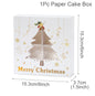 Christmas Cookie Box Candy Packaging Box Merry Christmas Decoration For Home 2025 Navidad Noel Xmas Tree Ornament Decor New Year