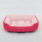 Plush Square Pet Bed for Dogs & Cats, Calming Kennel Sofa Cushion in Multiple Sizes (XS-XXL)