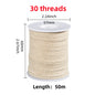 Cotton Candle Wick Roll 50m/61m (164ft/200ft) 21-45 Strand Low-Smoke Eco-Friendly DIY Degreased Wick