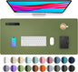 Large Waterproof PU Leather Desk Mat for Office & Home — Keyboard, Mouse & Writing Pad