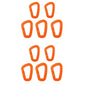 Tactical Carabiner D-Ring Clips for Backpack & Keychain - 1-10 Pack