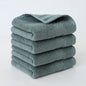 4-Pack Pure Cotton Square Face Towels 30 x 30 cm (11.8 x 11.8 in) Soft Absorbent for Face, Bath & Household