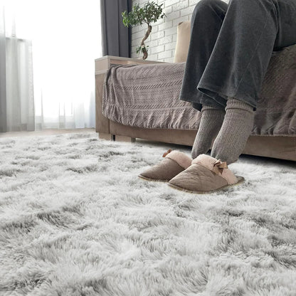 VIKAMA Living Room Area Carpet, Bedroom Children's Room Soft And Fluffy Cushion, Non-Slip Plush Floor Mat, Home Decoration
