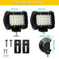 LED Light Bar 4/7/12/15/17/20 in (102/178/305/381/432/508 mm) 60–500W 10–32V IP67 Waterproof Flood/Spot Driving Off-Road Truck ATV SUV Boat