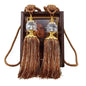 1Pair Tassel Curtain Tieback Crystal Bead Hanging Ball Tie Room Accessories Holder Buckle Rope Bandage Holdback Window Shade