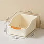 Plastic Multi-functional Storage Box Set! Curved Design for Home Organizing, Great for Kitchen & Trash Sorting