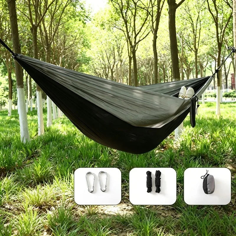 Camping Hammock Lightweight, Portable Hammocks Parachute Hammock with