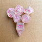 7-Piece Acrylic Polyhedral Dice Set for DnD & Tabletop RPG — d4 d6 d8 d10 d10 d12 d20
