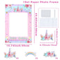 Rainbow Unicorn PE Tablecloth Happy Unicorn Theme Birthday Party Decorations Kids Favors Table Cover Girls Baby Shower Supplies
