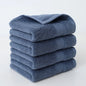 4-Pack Pure Cotton Square Face Towels 30 x 30 cm (11.8 x 11.8 in) Soft Absorbent for Face, Bath & Household