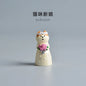 Cute Cat Wedding Zakka Figurine Bride Baby Stroller Resin Model Miniatures Model Cake Ornaments Decor Crafts Desktop Accessories