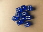 10pcs/set Transparent Dice Right Angle Dice Board Game Accessories 16mm