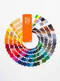 Color Sample Card - GB Standard Paint & Fabric Color Match for Clothing and Printing