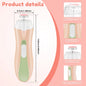 USB Rechargeable Electric Baby Nail Trimmer, LED Light, Silent Motor, Adjustable Speed, 6 Grinding Heads (Newborn to Adult)