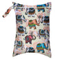 Waterproof Wet Bag 30 x 40 cm (11.8 x 15.7 in) Reusable Washable Diaper & Swim Pouch for Travel