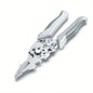 Multifunctional Electrician Pliers, 6-in-1 Wire Stripper Separator, Cutting and Crimping Tool for Cable Repair and Installation