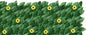 Green Artificial Ivy Privacy Fence Screen Outdoor With Sunflowers Artificial Grass Privacy Fence Screen Fake Ivy Wall Panel
