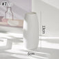 White Ceramic Bud Vase Nordic Matte Decorative Vase for Home Living Room Tabletop Flower Arrangements Photo Props
