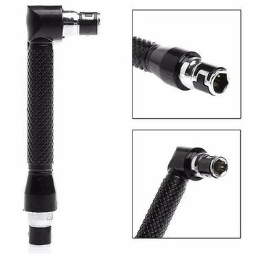 L-Type L-Shaped 1/4-Inch (6.35mm) Hex Screwdriver Handle — 90° Double-Ended Bit Holder