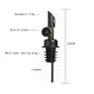 304 Stainless Steel Oil & Vinegar Pourer Spout — Auto-Open Bottle Stopper for Olive Oil, Wine & Liquor
