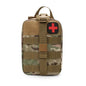 Tactical Molle IFAK First Aid Waist Pack – EDC Medical Pouch for Hunting, Hiking & Camping